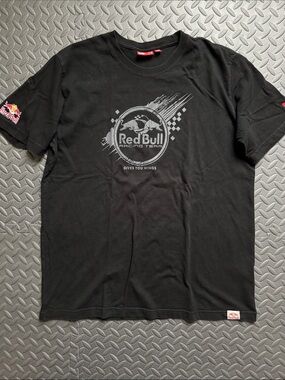 Red Bull Racing Team Puma Men’s Black Graphic Tee Sz M to L